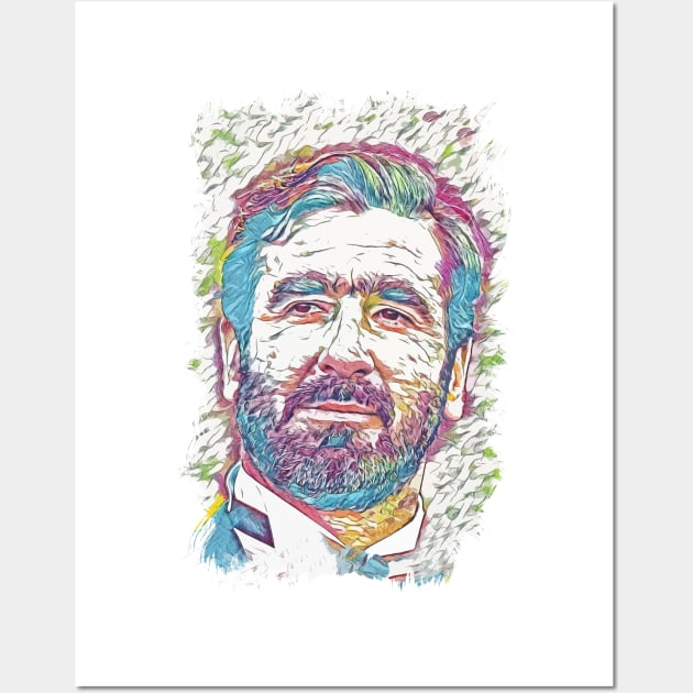 Eric Cantona  / The living legend - Abstract Portrait Wall Art by Naumovski